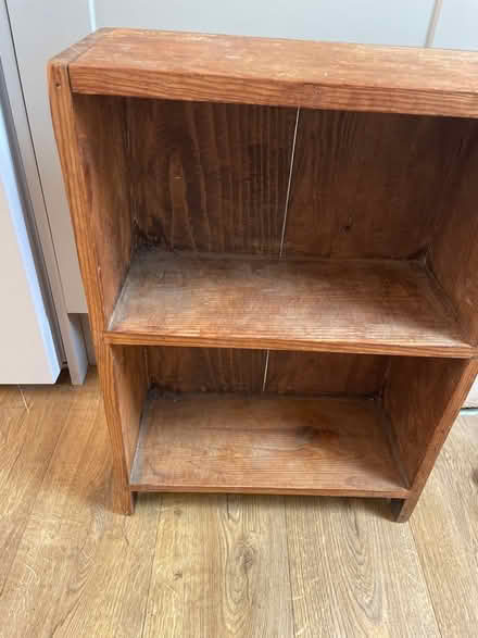 Photo of free Old small solid wood bookcase (ST7) #1