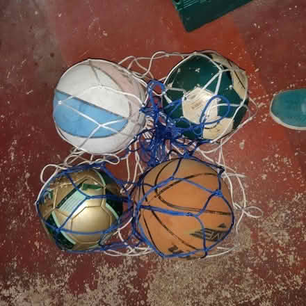 Photo of free 2 basket balls and 2 footballs (Fareham PO16) #1