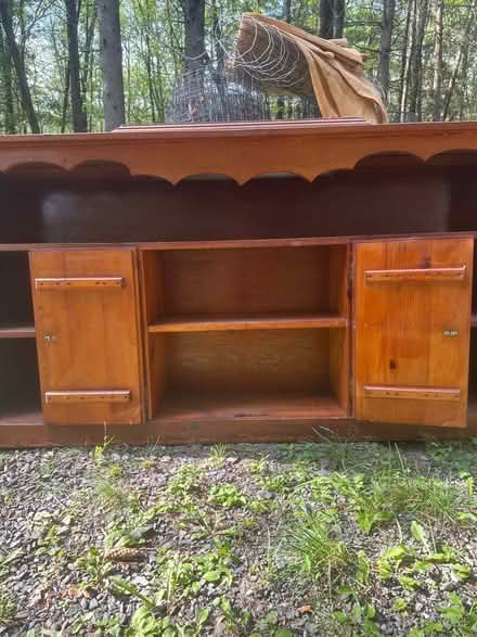 Photo of free Wooden shelves w/ bucket top (Accord) #3