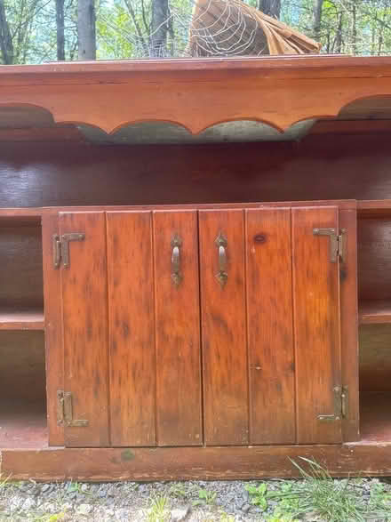 Photo of free Wooden shelves w/ bucket top (Accord) #2