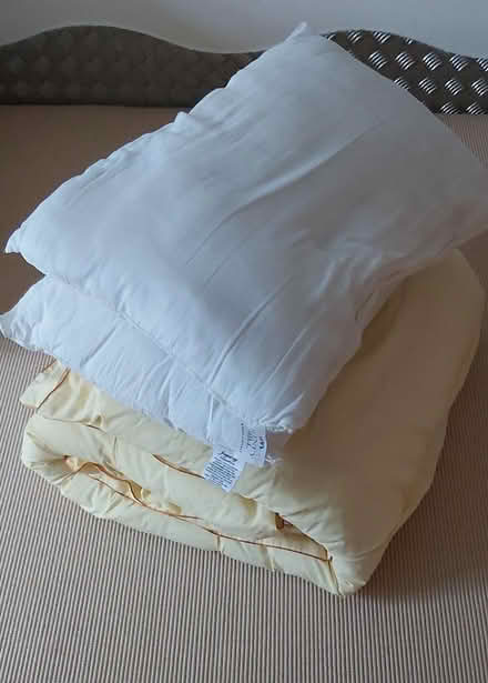 Photo of free Double size Duvet & 2 pillows (Haydon wick SN25) #1