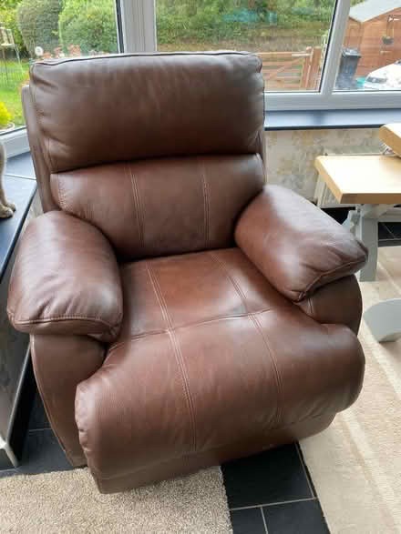 Photo of free Leather Armchair (Mochdre SY16) #1