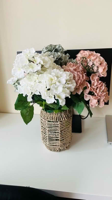 Photo of free Artificial Flowers and Basket (Watford WD18) #1