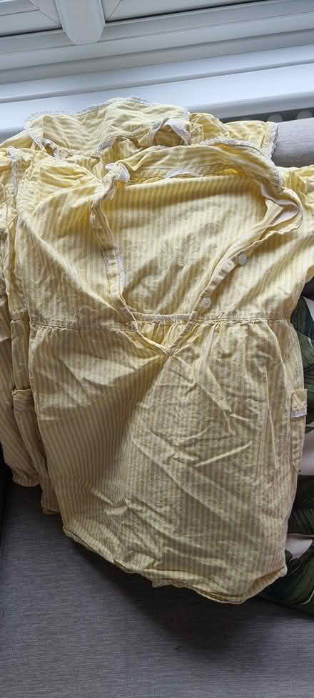 Photo of free 4x yellow striped school dresses (Denton BN9) #1