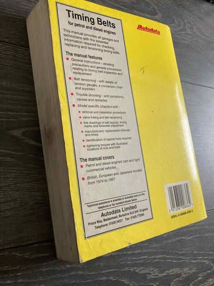 Photo of free Autodata Timing Belt manual (LE2) #2