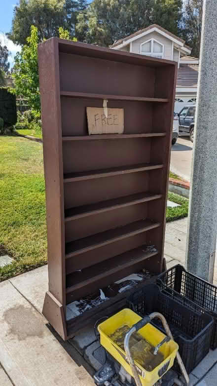 Photo of free Rolling DVD/Bookcase/Shelving (Orange, ca) #2