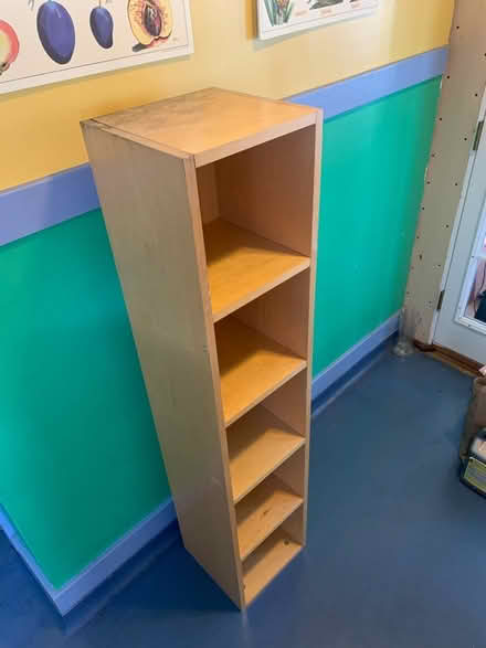Photo of free Tall narrow shelf unit (San Leandro) #2