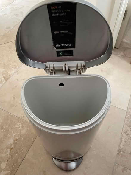 Photo of free Simplehuman Pedal Bin (Langham NR25) #3
