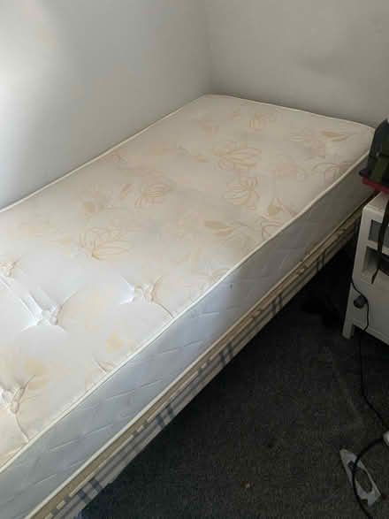 Photo of free Single sprung matress and bed (St Albans) #1