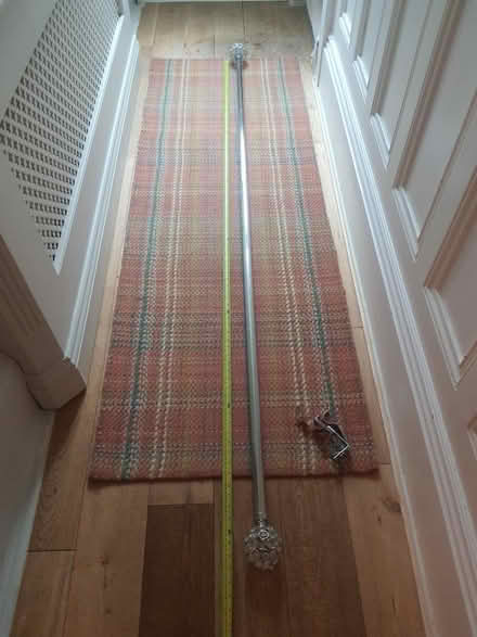 Photo of free Chrome Effect Curtain Rail (Denmead PO7) #1