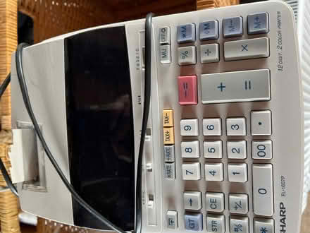 Photo of free Calculator with print roll (Cleghorn ML11) #1