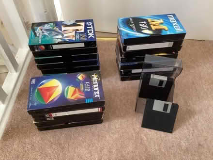 Photo of free VHS tapes and computer disks (Stanks LS15) #1