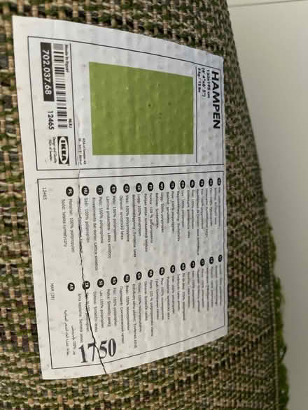 Photo of free Green IKEA Rug (KT7) #2