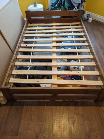 Photo of free Small double bed frame (Tooting SW17) #2