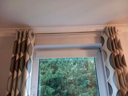 Photo of free chrome curtain pole & fittings (dunelm) (Tettenhall Wood WV6) #2