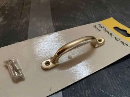 Photo of free Brass finish pull handle (Peasedown St John) #1