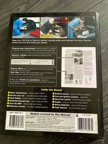 Photo of free Haynes manual, golf and vento 92-98 (LE2) #1