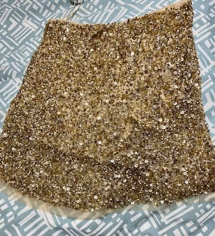 Photo of free Vintage Zara gold sequin mini skirt (Raynes Park) #2