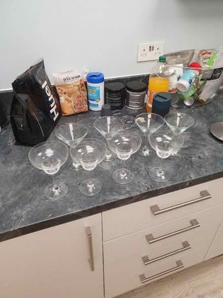 Photo of free 8 cocktail glasses (Mansfield Road NW3) #1