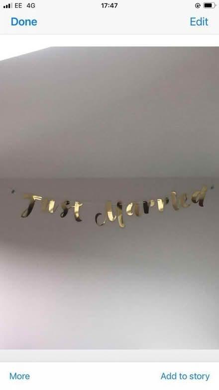 Photo of free Just Married & Congratulations sign (Selhurst, CR0) #2