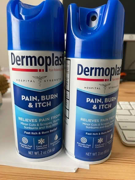 Photo of free Sunscreen, sanitizer, dermoplast (Kingman Park) #2