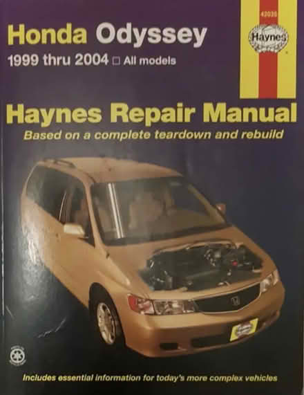 Photo of free Haynes Manual Honda Odyssey 99-04 (Oakvlle Dundas & Neyagawa) #1