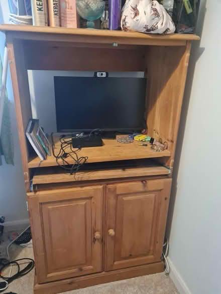 Photo of free Computer desk / cupboard (Little Salkeld CA10) #2