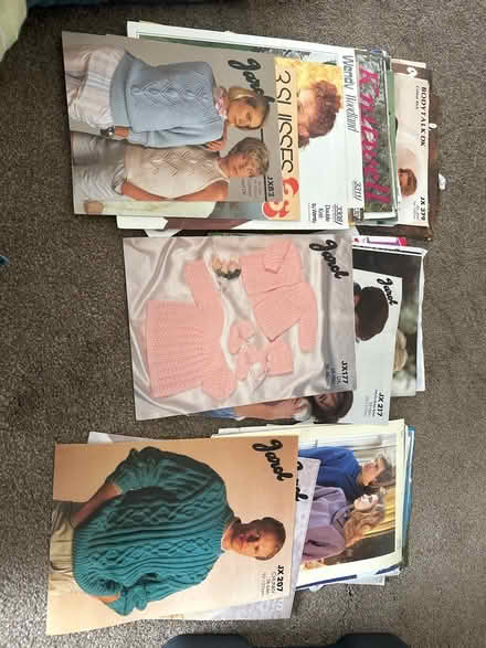 Photo of free Selection of knitting patterns (Wyke BD12) #1