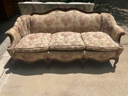 Photo of free Antique couch/sofa (Clayton 1010 Rd/Polenta Rd) #1