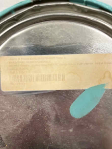 Photo of free Turquoise paint (West Parker - Colt/Preston) #1