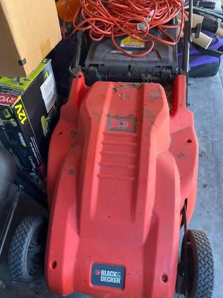 Photo of free lawnmower with a 100 ft cord (West San Jose, 95117) #1