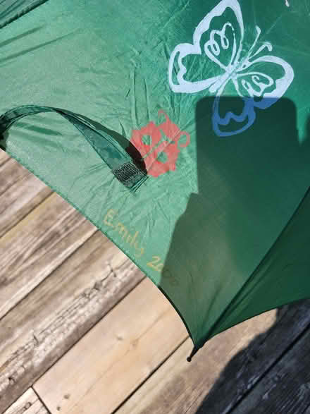 Photo of free green foldable umbrella (Viemount/Merivale area) #2