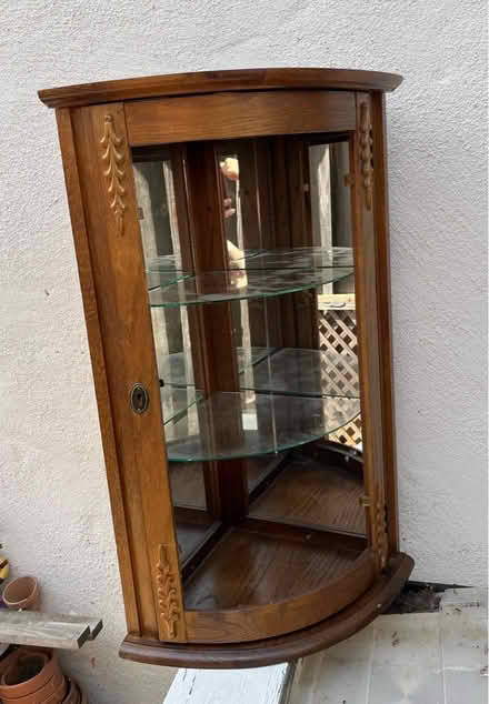 Photo of free Corner curio cabinet (West San Jose, 95117) #1