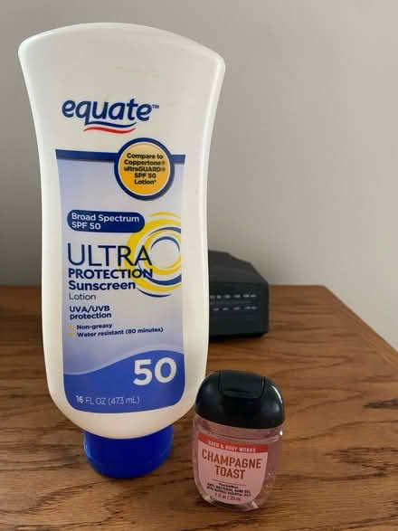 Photo of free Sunscreen, sanitizer, dermoplast (Kingman Park) #1