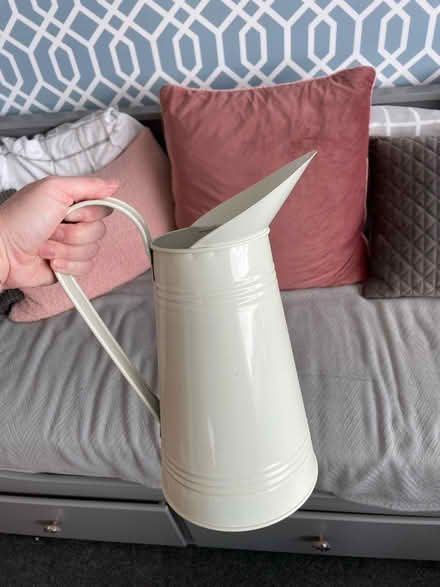 Photo of free Cream metal decorative jug (GL3) #1