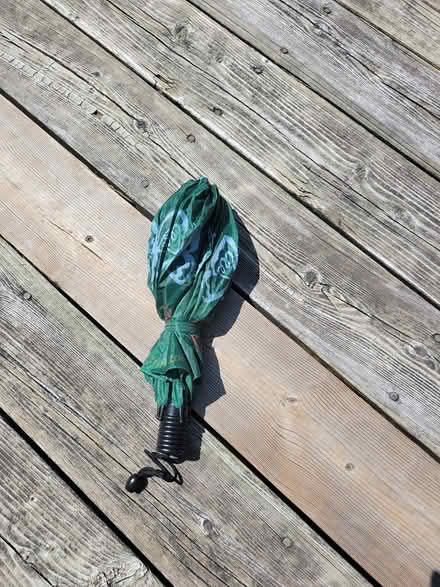 Photo of free green foldable umbrella (Viemount/Merivale area) #3