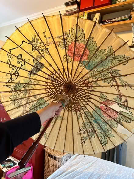 Photo of free Vintage Chinese parasol (Mill End, WD3) #3