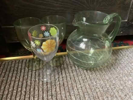 Photo of free Plastic jug and glasses (Thrybergh CP S65) #1
