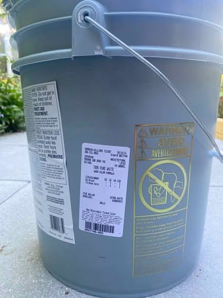 Photo of free ~2gal white paint (Ravenna) #1