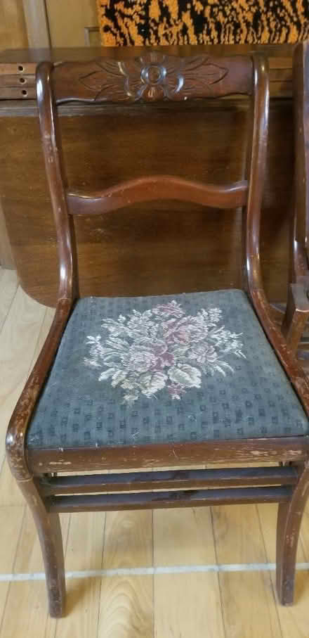 Photo of free Antique Dining room drop leaf table (Ashland and River Street) #1
