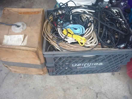 Photo of free Various cables and connectors (Morris Park) #1