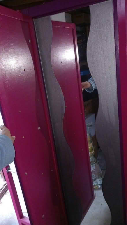 Photo of free Large purple folding screen (LS15 Cross Gates) #3