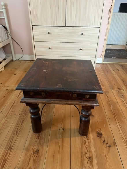 Photo of free Solid wood side table (South Norwood) #1