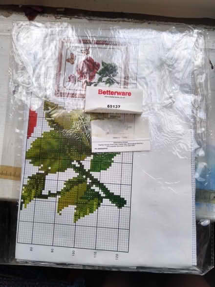 Photo of free Rose cross stitch set (Freehold, Lancaster LA1) #2