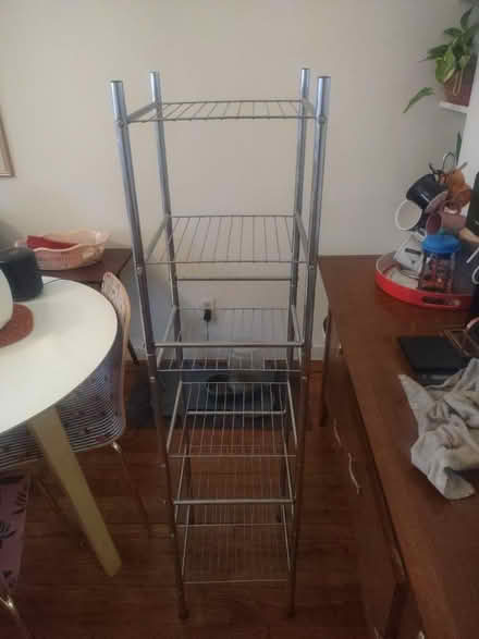 Photo of free Metal storage shelf (Midtown east.) #1