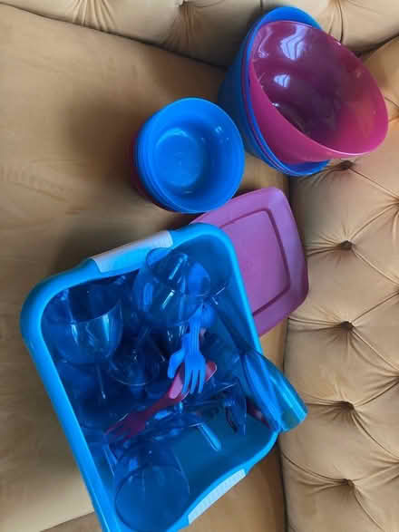 Photo of free Plastic picnic stuff (Cheltenham) #1