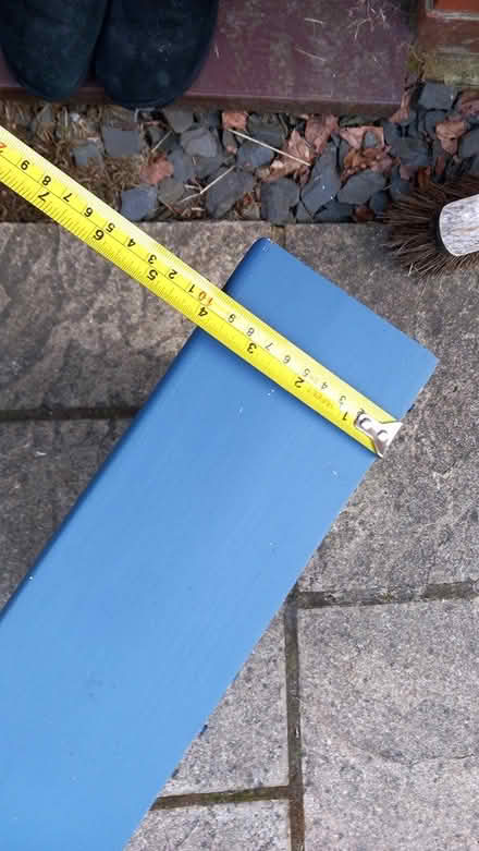 Photo of free Small blue shelf / cabinet (LS15 Cross Gates) #2