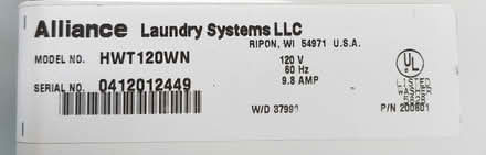 Photo of free Top Load Washer, 18/20lb, white (West Kingston) #1