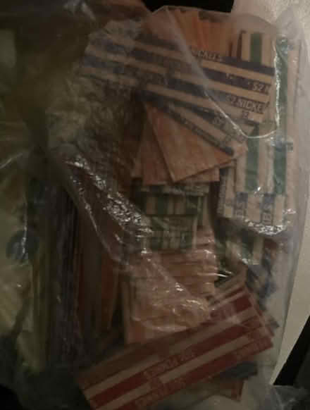 Photo of free coin wrappers (Davis Sq, Somerville) #1