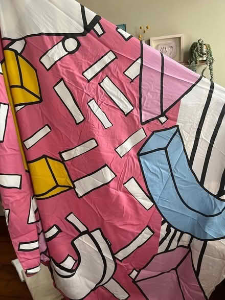 Photo of free Single cotton duvet, 2 matching pillowcases (Barton upon Irwell M30) #2